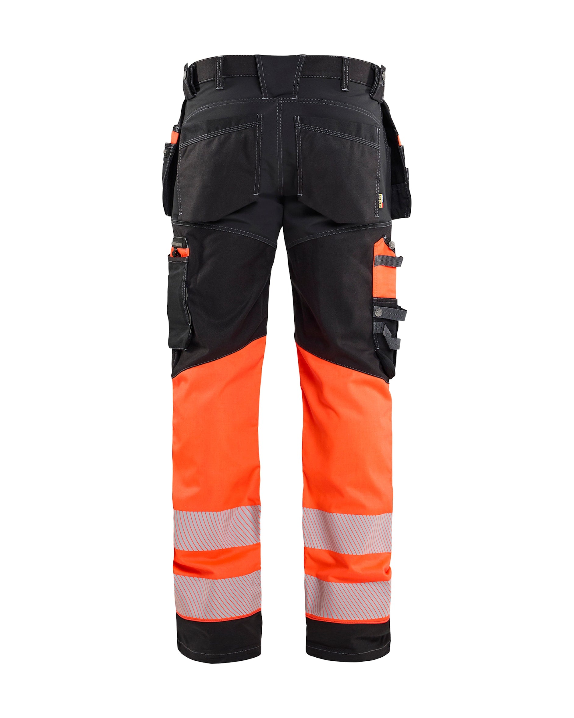 Blaklader Hi-Vis trousers with stretch 1794 - Black/Red