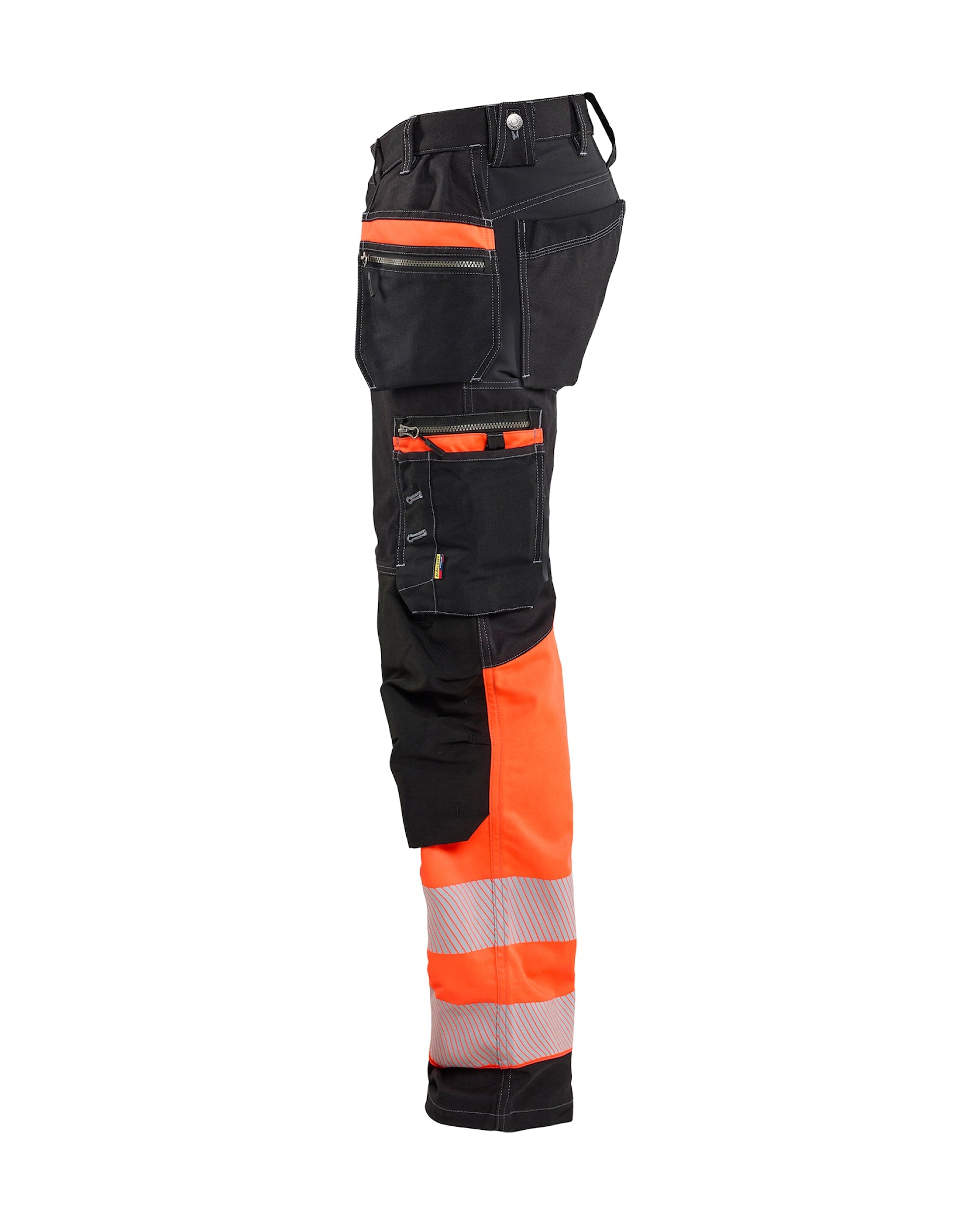 Blaklader Hi-Vis trousers with stretch 1794 - Black/Red