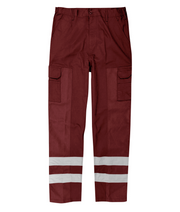 Orbit International Guardian: Combat Trousers In Polycotton- Maroon