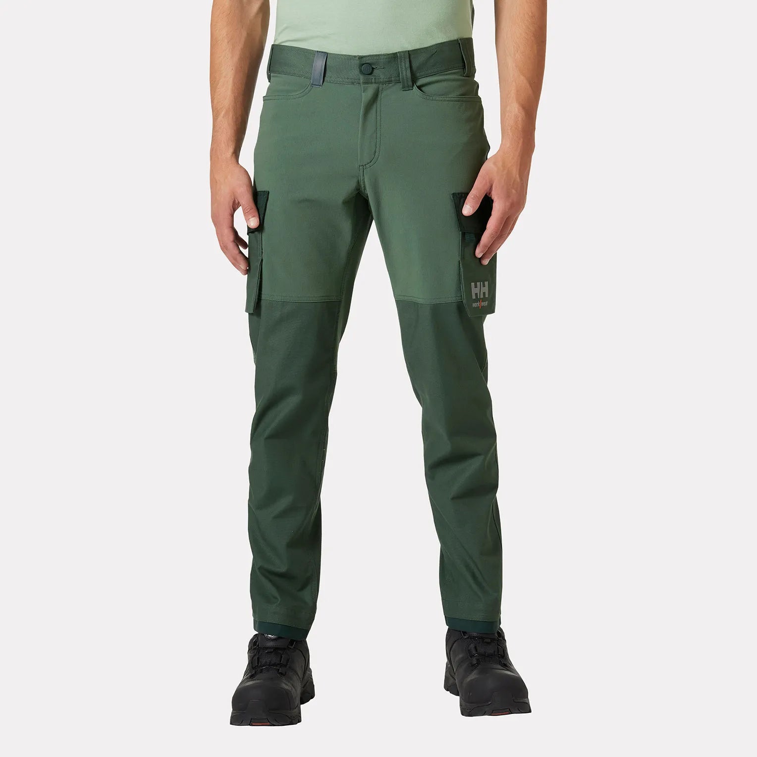 Helly Hansen Workwear Oxford 4X Cargo Pant - Spruce/Darkest Spruce