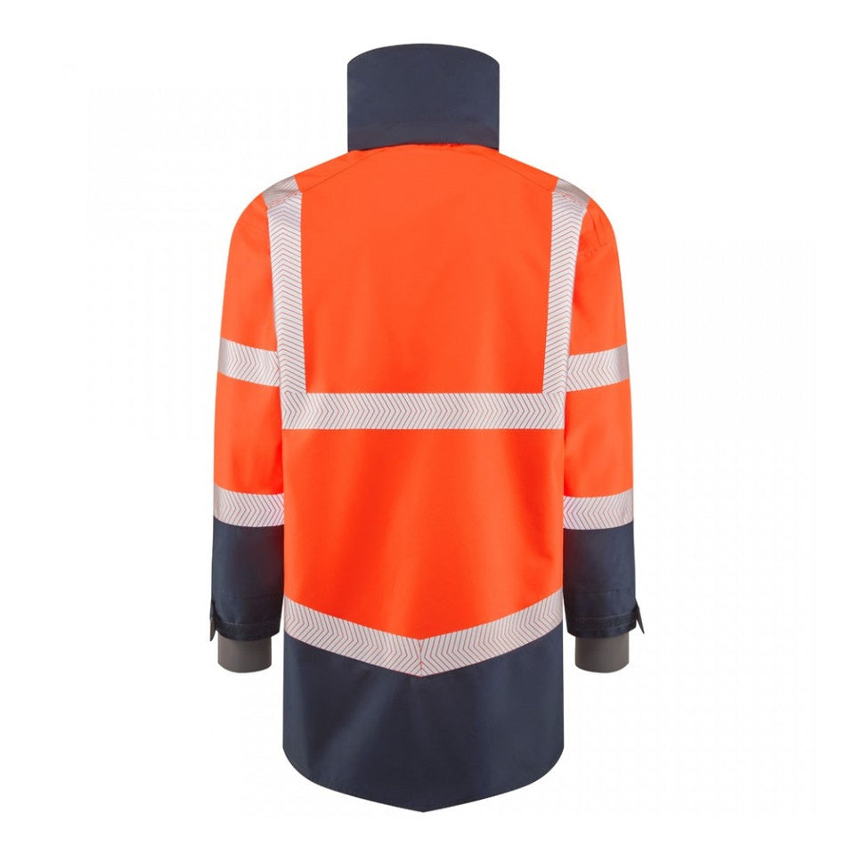 Leo Workwear CLOVELLY Leo EcoViz 15K Performance+ Breathable Anorak