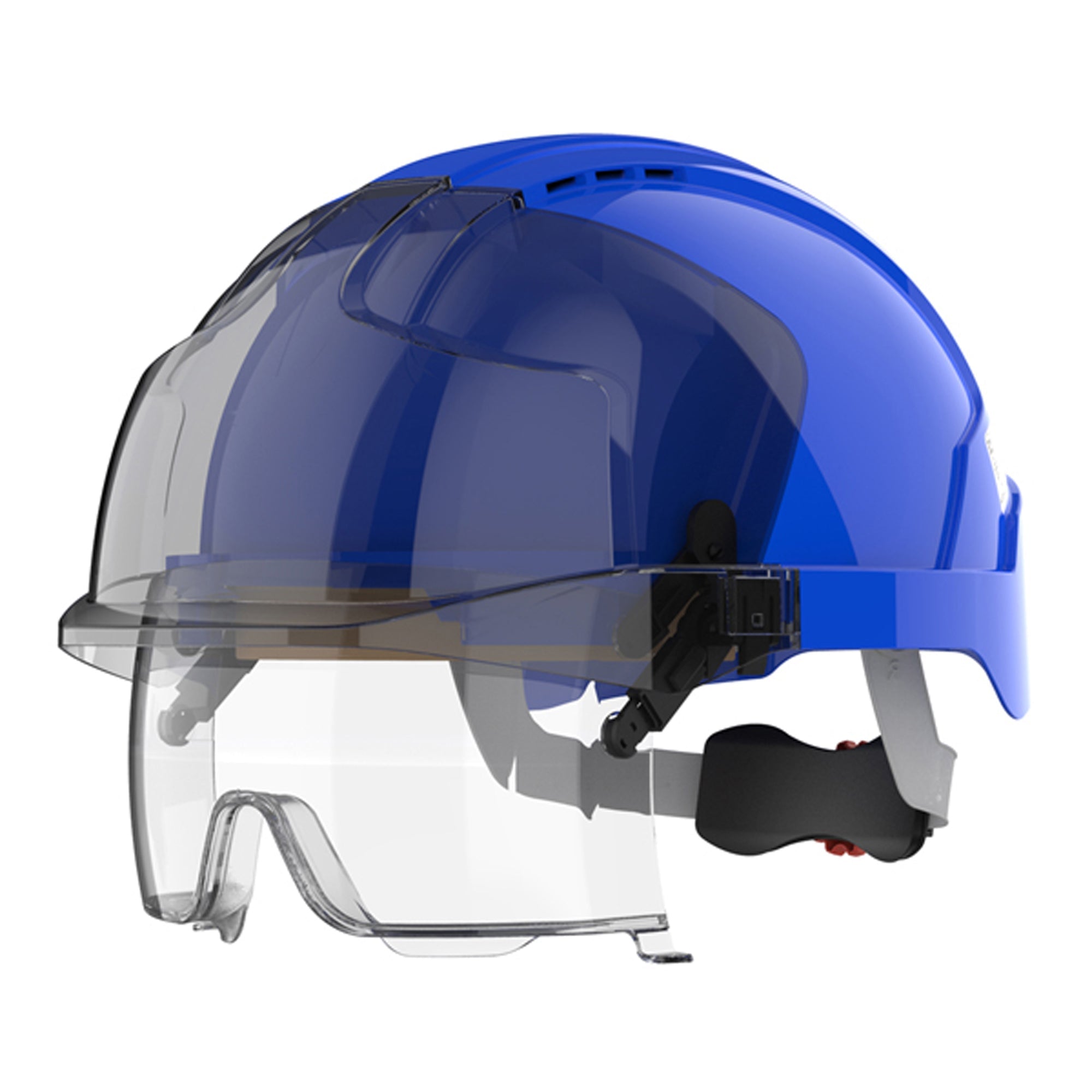 JSP EVO VISTAlens Safety Helmet with Integrated Eyewear