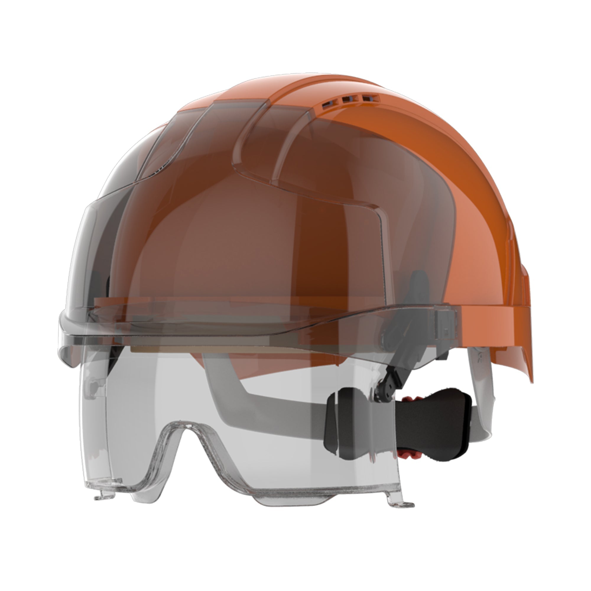 JSP EVO VISTAlens Safety Helmet with Integrated Eyewear