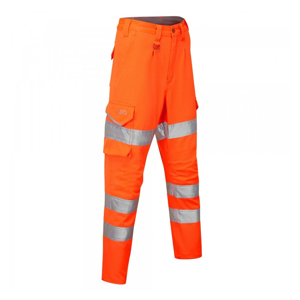 Leo Workwear BECKAMOOR Leo EcoViz Womens Stretch Cargo Trouser