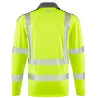 Leo Workwear GEORGEHAM Leo EcoViz COOLMAX High Performance Sleeved Polo S
