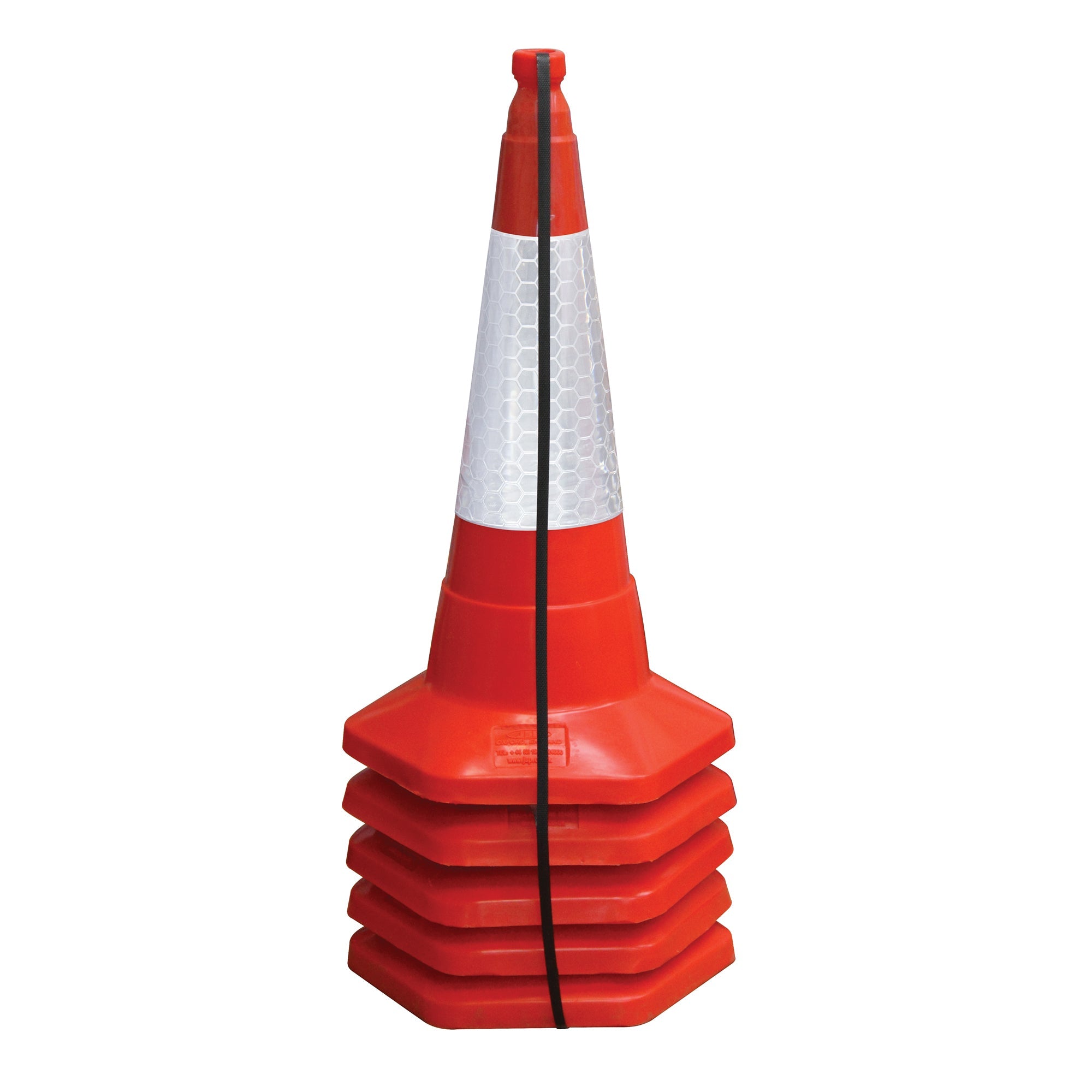 JSP 75cm Sand Weighted 1 Piece Cone with Sealbrite Sleeve - Pack of 5