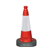 JSP Dominator 50cm Road Traffic Cone with Sealbrite Sleeve