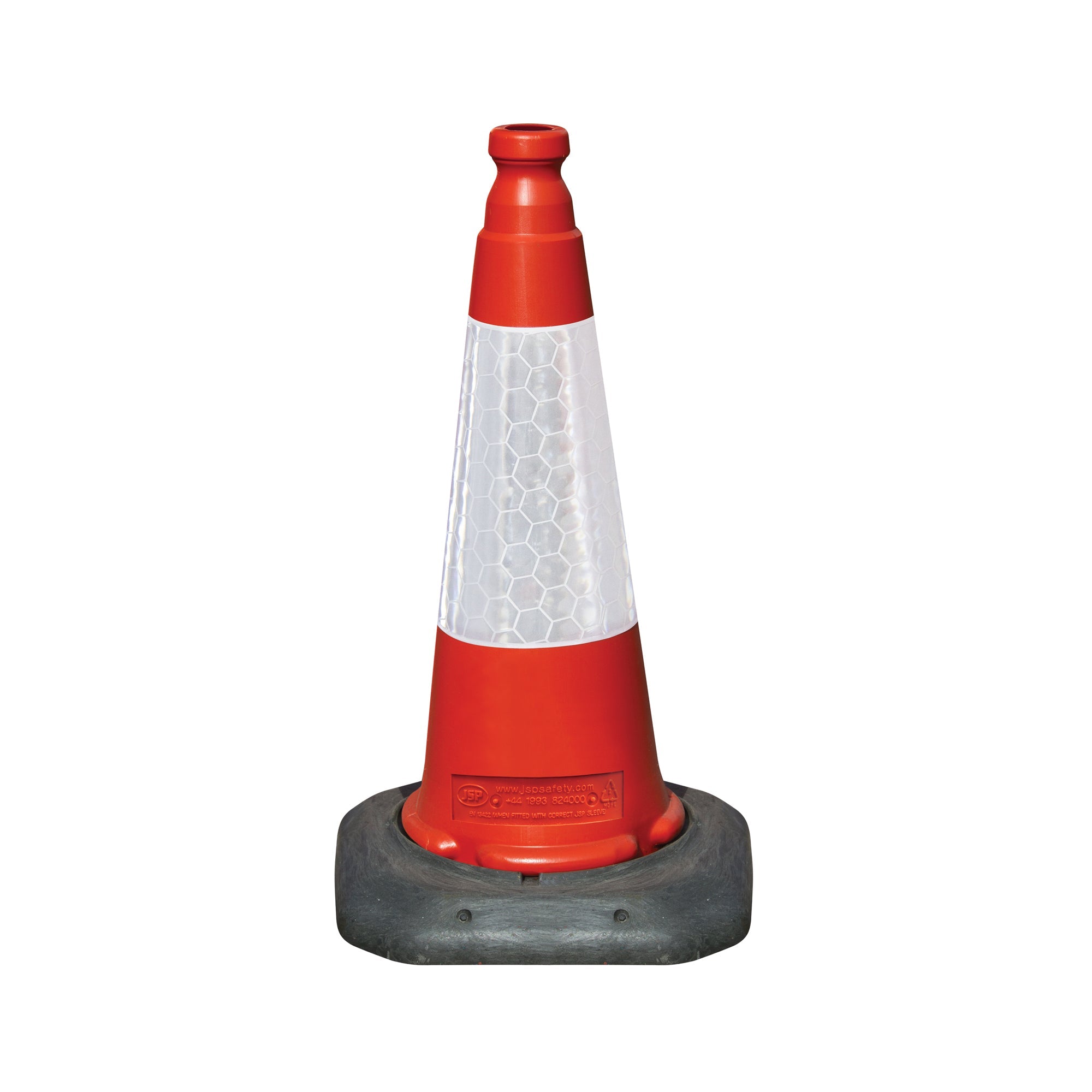 JSP Dominator 50cm Road Traffic Cone with Sealbrite Sleeve