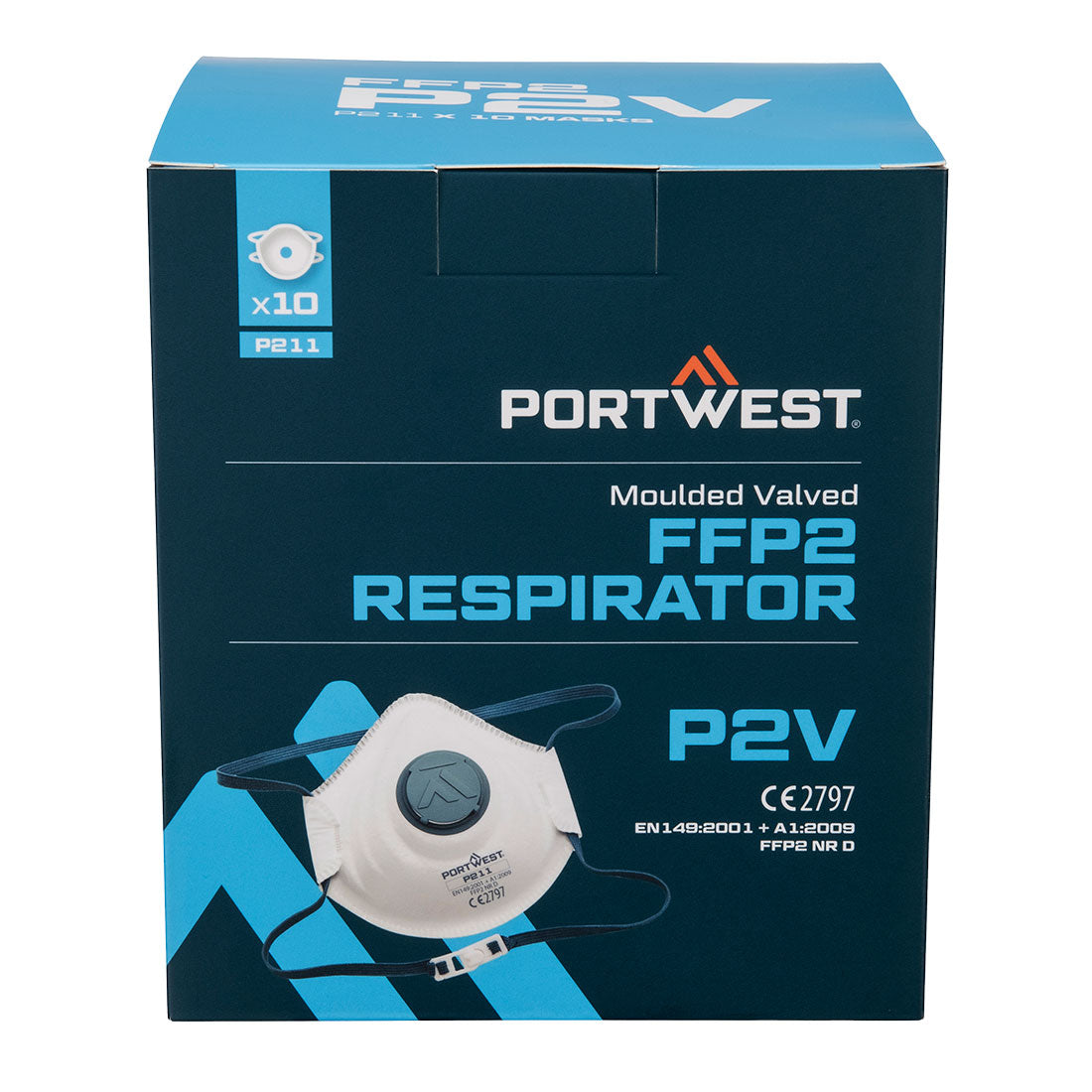 Portwest Moulded FFP2 Valved Respirator