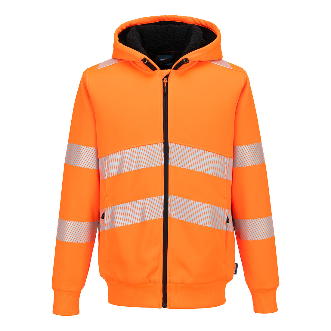Portwest PW321 Hi-Vis Zipped Winter Hoodie