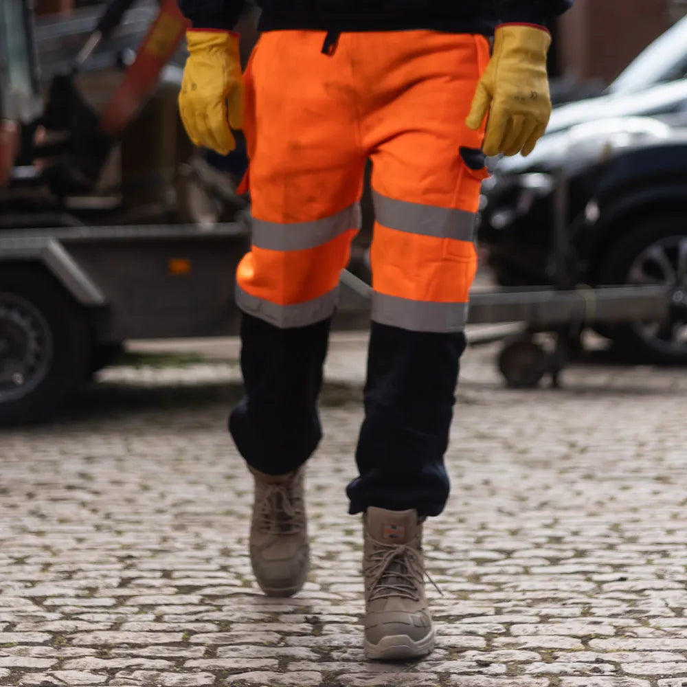 Unbreakable Gibson Orange/Navy Hi Viz Jogger GORT