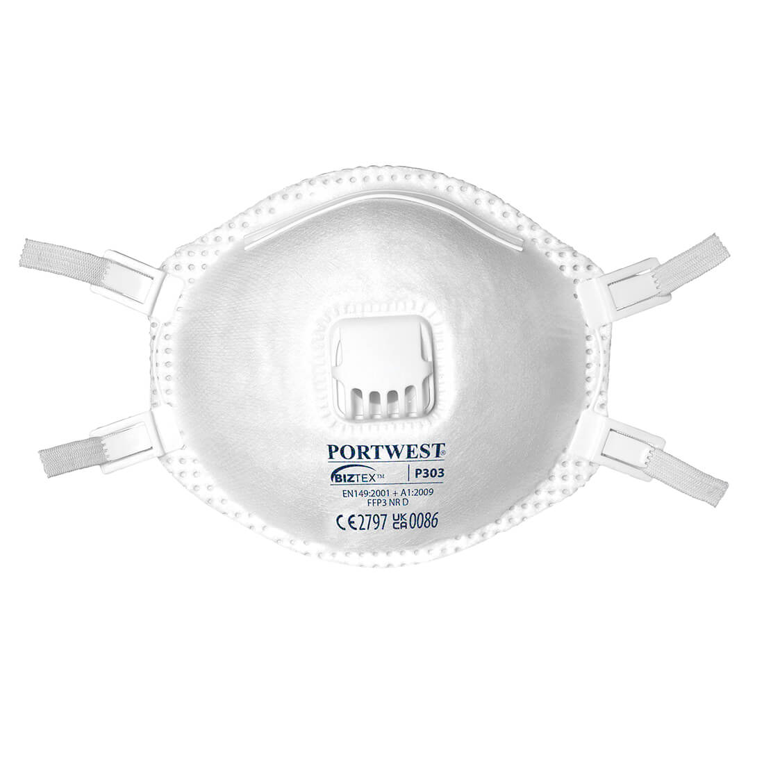 Portwest Valved Dolomite Respirator (Pack of 10)