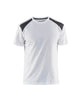 Blaklader T-Shirt 3379 #colour_white-dark-grey