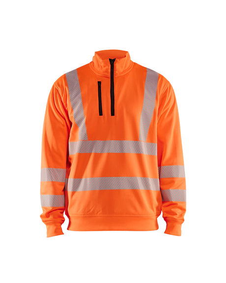 Blaklader Hi-Vis Sweatshirt Half-Zip 3564