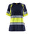 Blaklader Women's Hi-Vis T-Shirt 3410 #colour_navy-blue-hi-vis-yellow