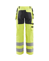 Blaklader Women's Hi-Vis Trousers with Stretch 7163 #colour_hi-vis-yellow-black