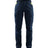 Blaklader Women's Industry Trousers Stretch 7144 #colour_dark-navy-blue-hi-vis-yellow