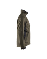 Blaklader Softshell Jacket 4950 #colour_dark-olive-green-black