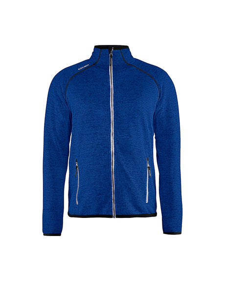 Blaklader Knitted Jacket 4942 #colour_cornflower-blue-white