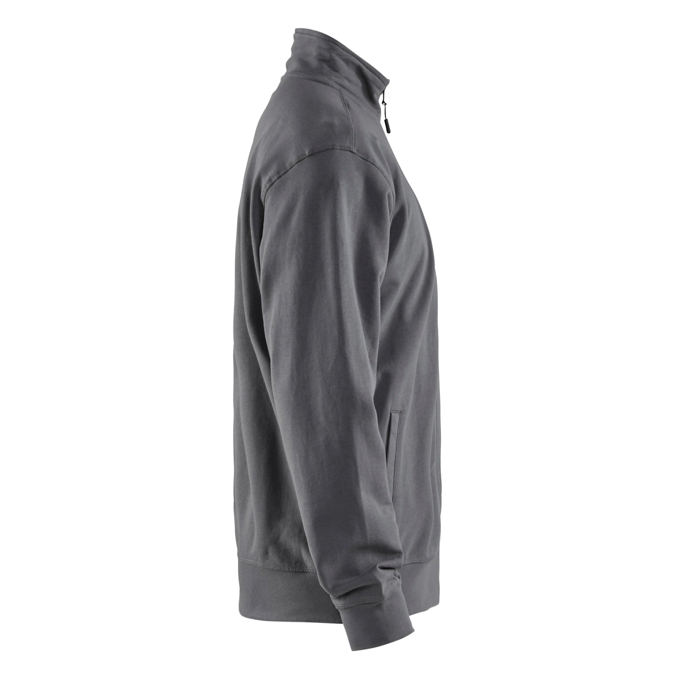 Blaklader Sweatshirt with Full Zip 3371 #colour_dark-grey