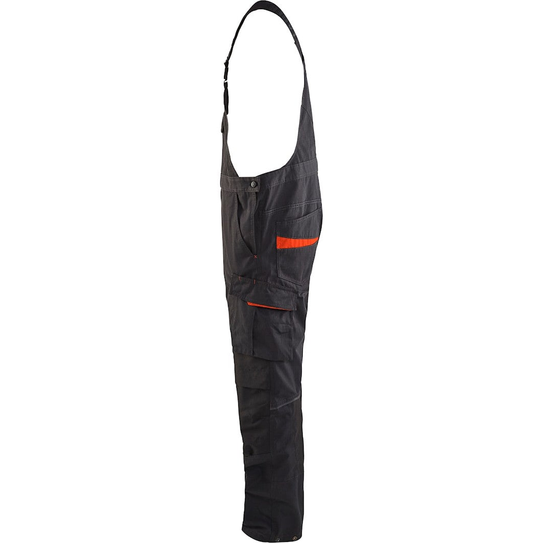 Blaklader Bib Overall with Stretch 2695 - Black/Red