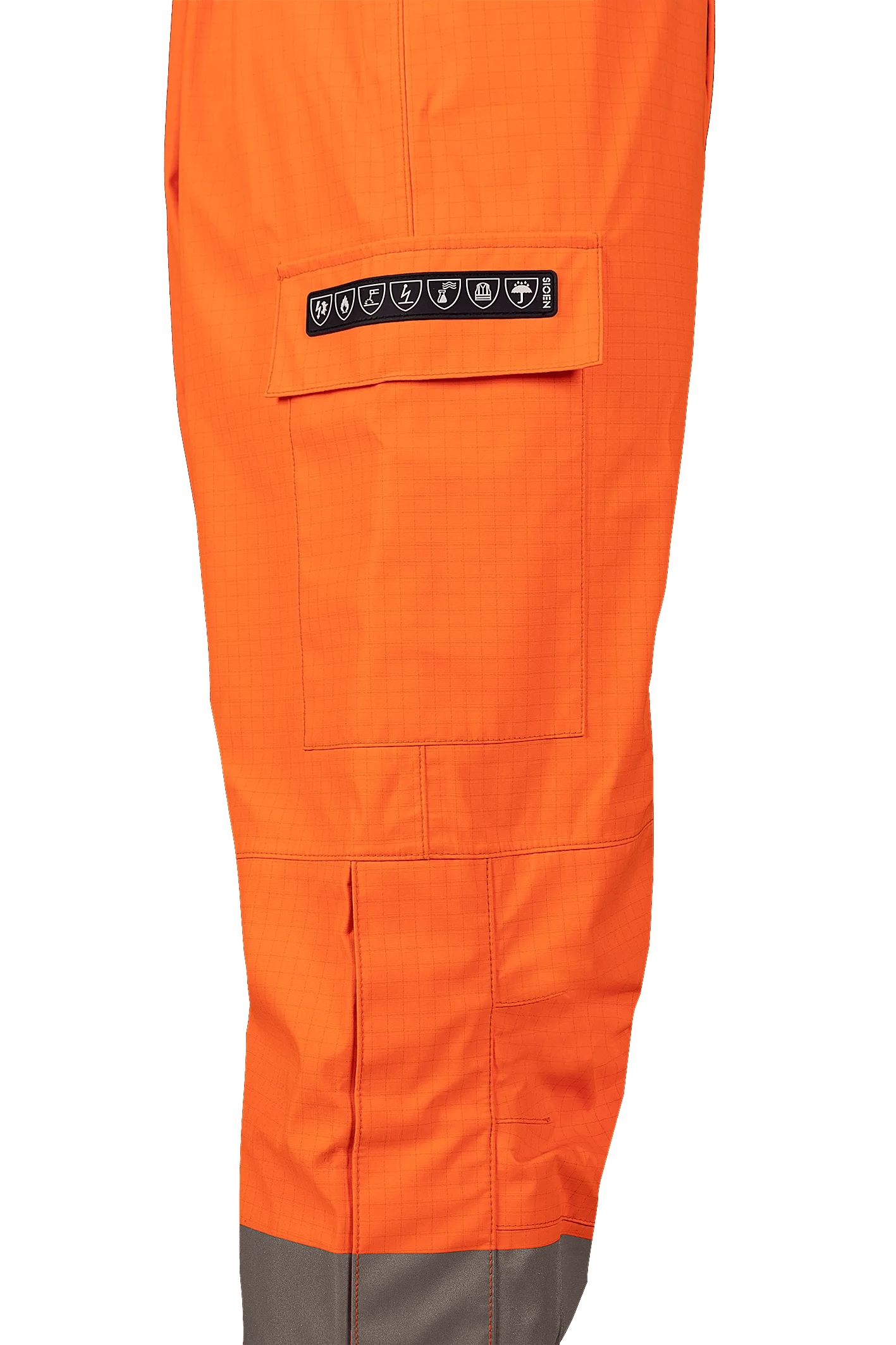 Sioen Winchester Hi-Vis Bib & Brace With Rain And Arc Protection (Cl 1)