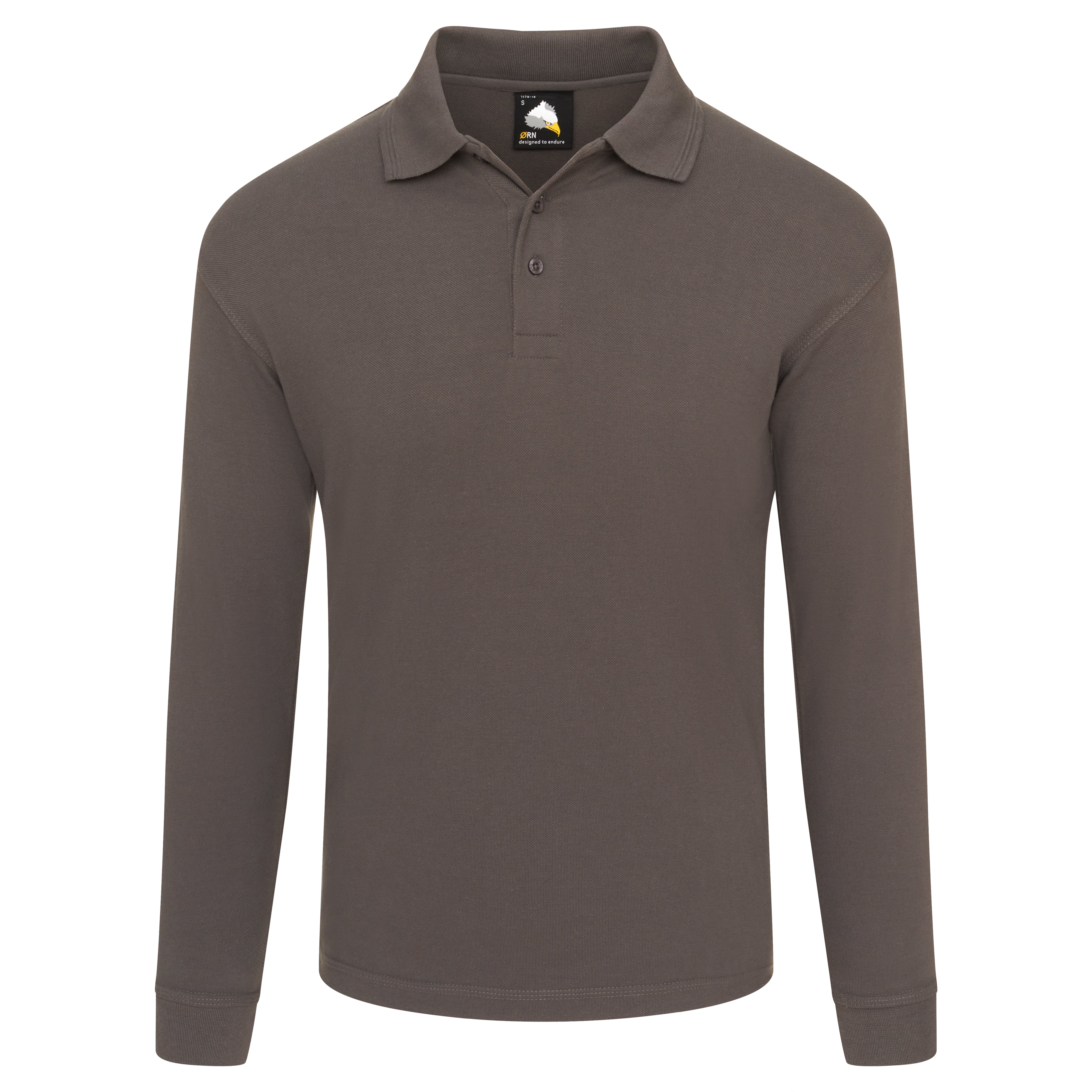 Orn Clothing Weaver Long Sleeved Poloshirt