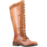 Hush Puppies Rudy Zip Up Lace Up Long Boot