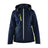 Blaklader Women's Lightweight Lined Functional Jacket 4972 #colour_dark-navy-blue-hi-vis-yellow