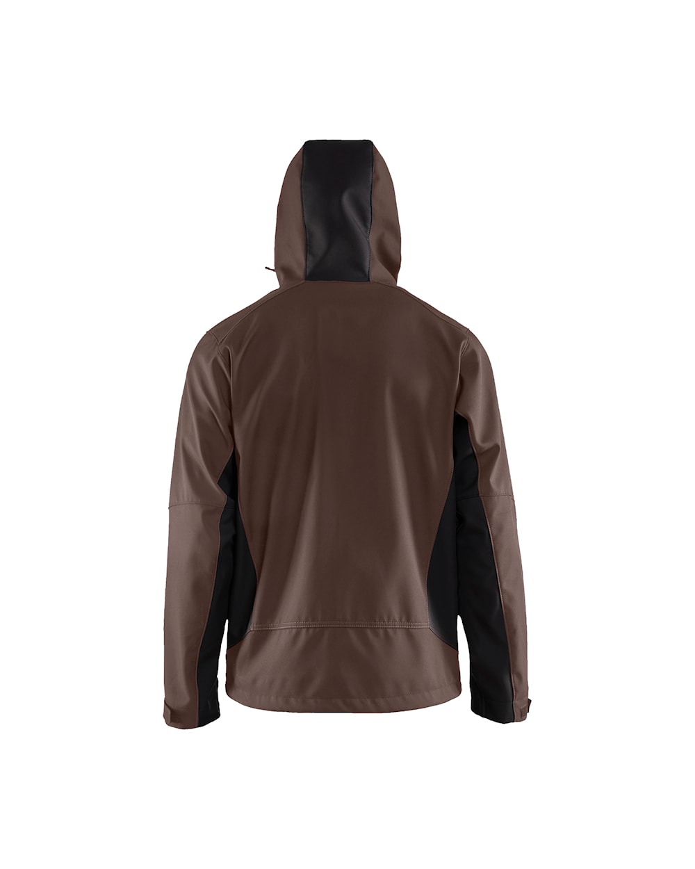 Blaklader Softshell Jacket with Hood 4753 #colour_brown-black