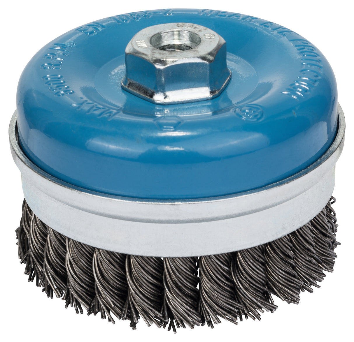 Bosch Professional Cup Brush - 100mm, Knotted, 0.8mm Thickness (M14)