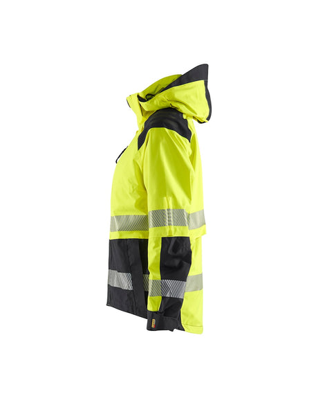 Blaklader Women's Shell Jacket Hi-Vis 4436 #colour_hi-vis-yellow-black