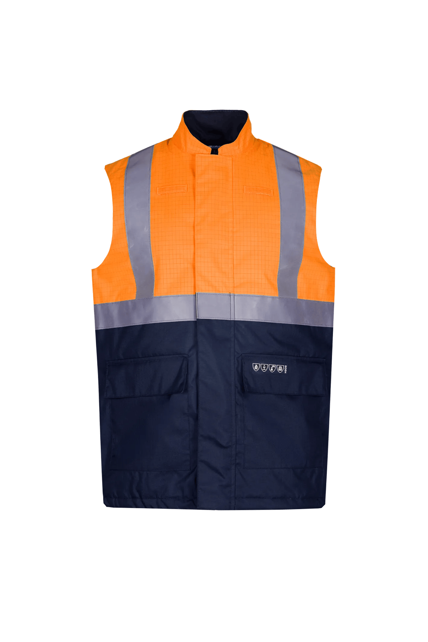 Sioen Bravone Flame Retardant Anti-Static Hi-Vis Body Warmer