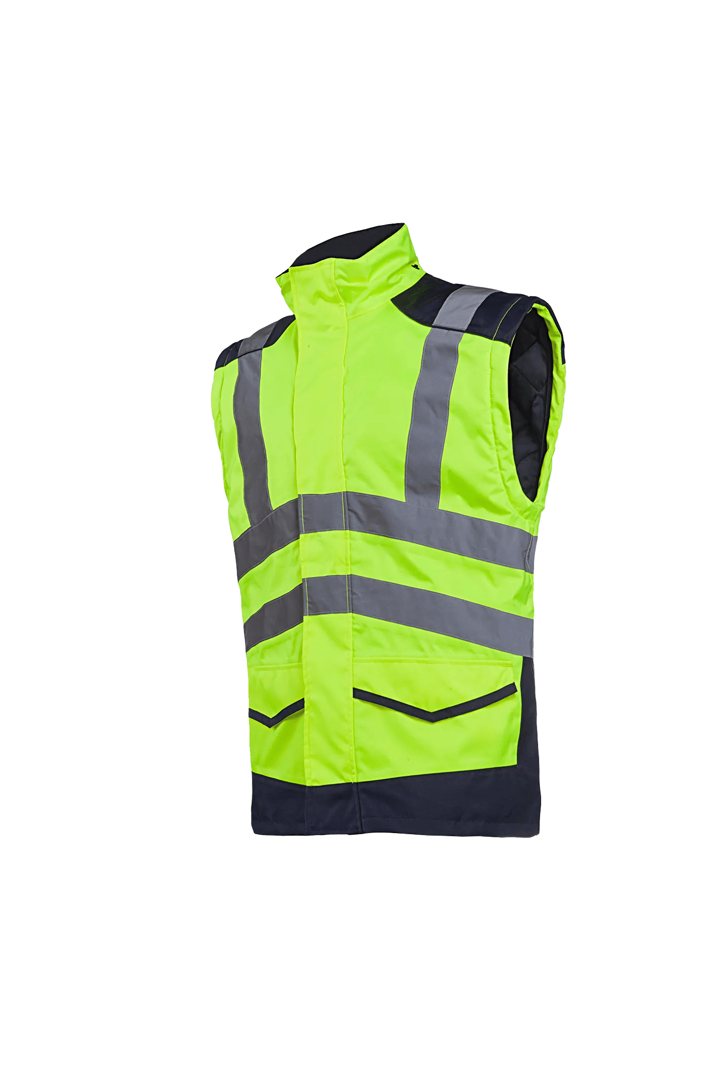 Sioen Alford Hi-Vis Bomber Jacket With Detachable Sleeves