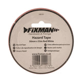 Fixman Hazard Tape - 50mm x 33m Red/White