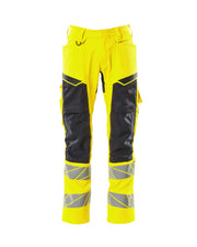 MASCOT Accelerate Safe Trousers 19579 – Hi-Vis Stretch Kneepad