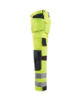 Blaklader Ventilated Hi-Vis Trousers 1565 #colour_hi-vis-yellow-black