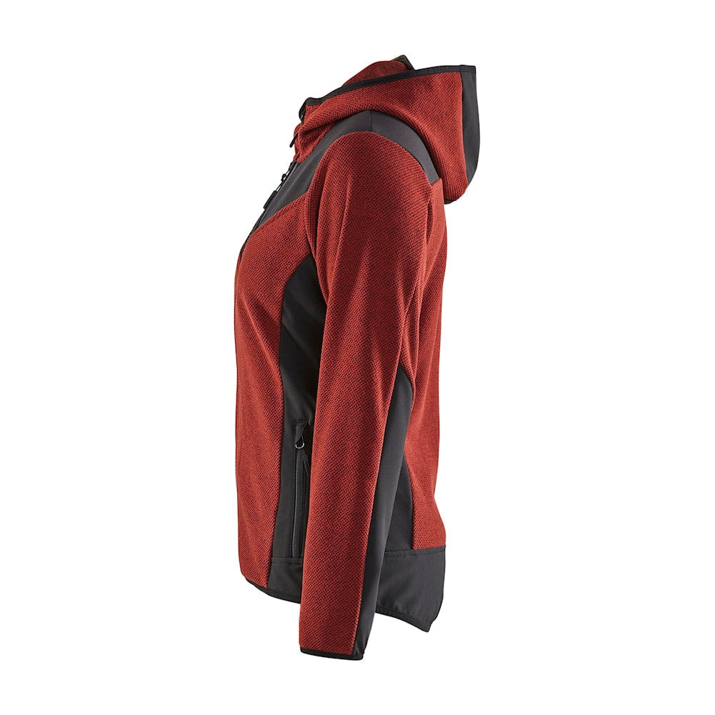 Blaklader Knitted Women's Jacket 5941 #colour_burned-red-black