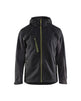 Blaklader Softshell Jacket with Hood 4753 #colour_black-hi-vis-yellow