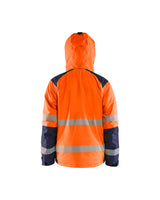 Blaklader Winter Jacket Hi-Vis 4455 #colour_orange-navy-blue