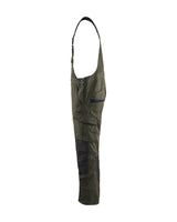 Blaklader Bib Overall with Stretch 2695 - Dark Olive Green/Black