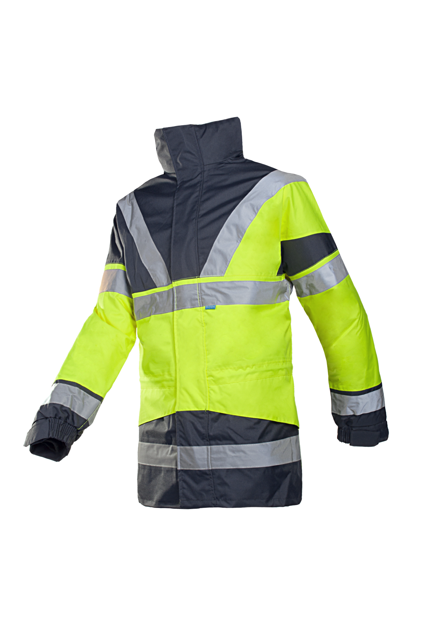 Sioen Skollfield Hi-Vis Rain Jacket With Detachable Bodywarmer