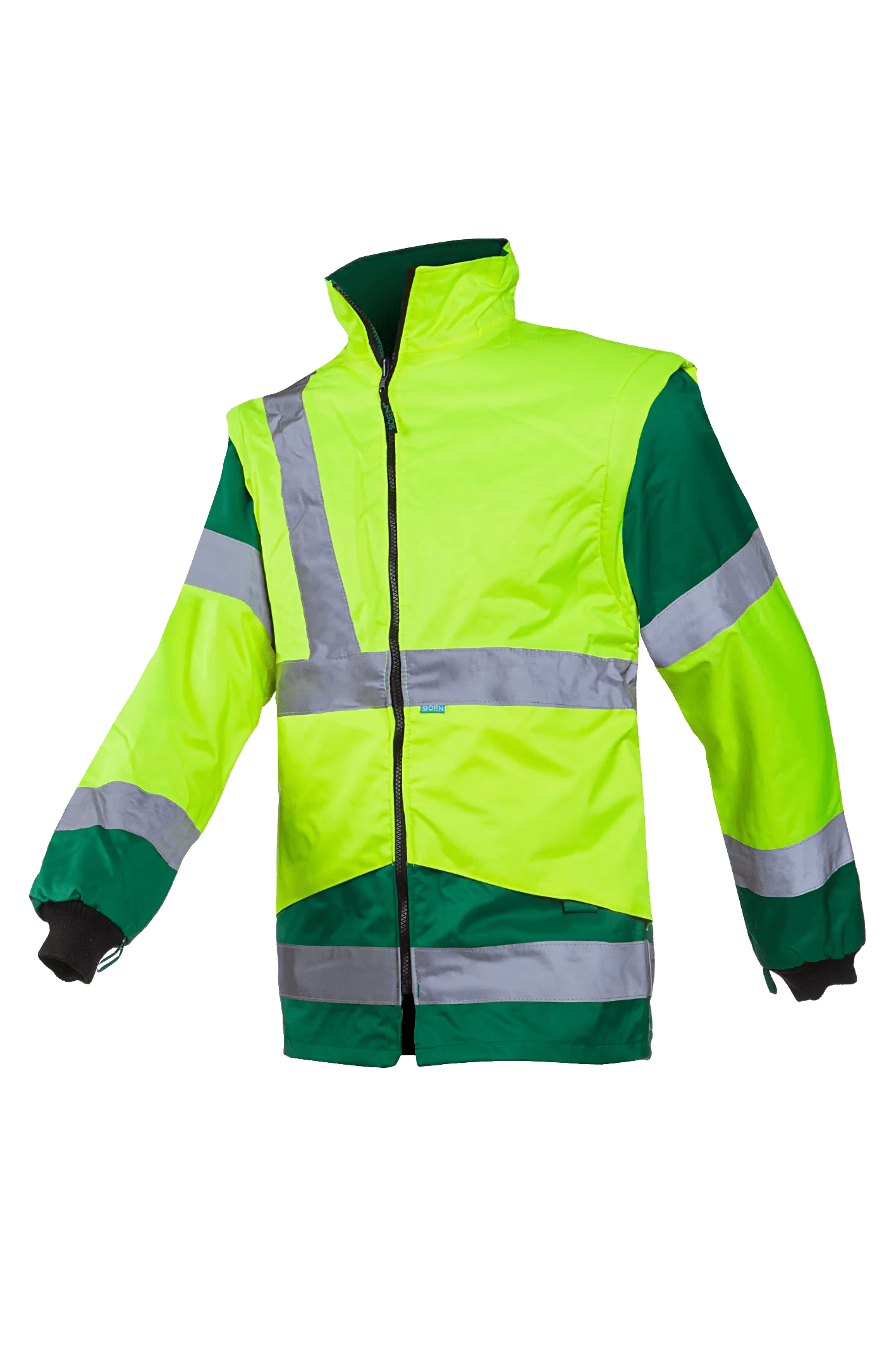 Sioen Skollfield Hi-Vis Rain Jacket With Detachable Bodywarmer