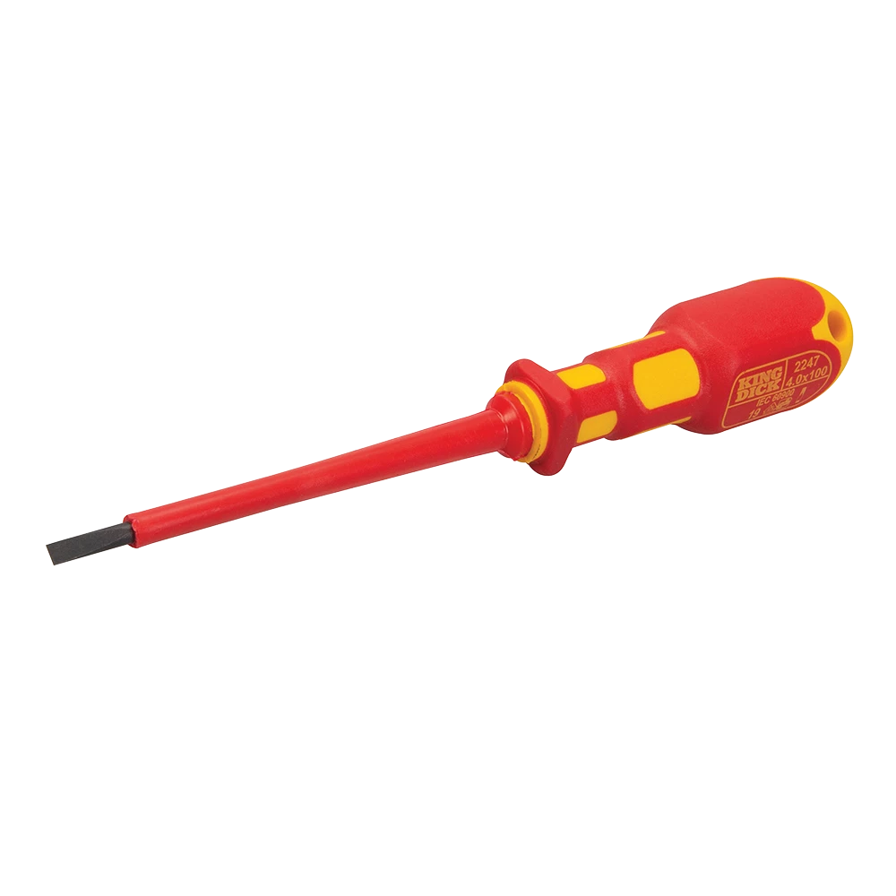 King Dick Slotted VDE Screwdriver