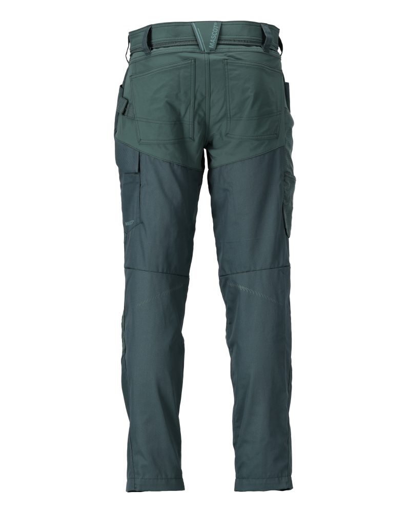 Mascot Customized Trousers with Kneepad Pockets - Forest Green