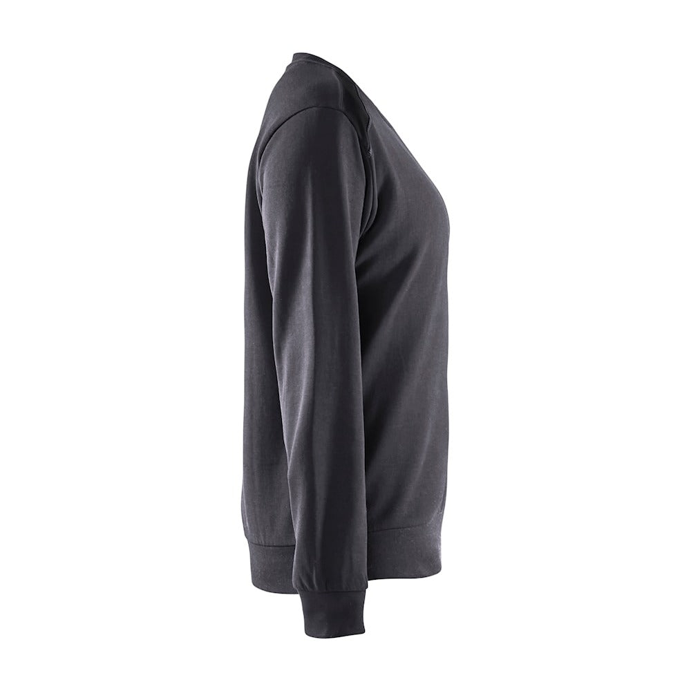 Blaklader Sweatshirt Women 3408 #colour_mid-grey-black