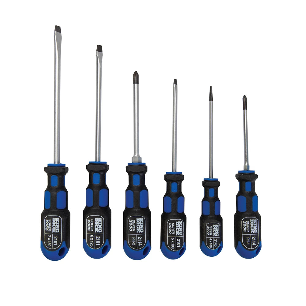 King Dick Screwdriver Set 6pce