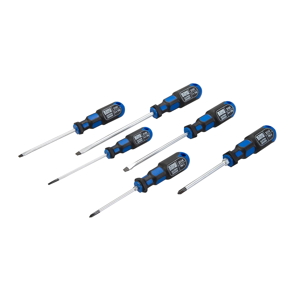 King Dick Screwdriver Set 6pce