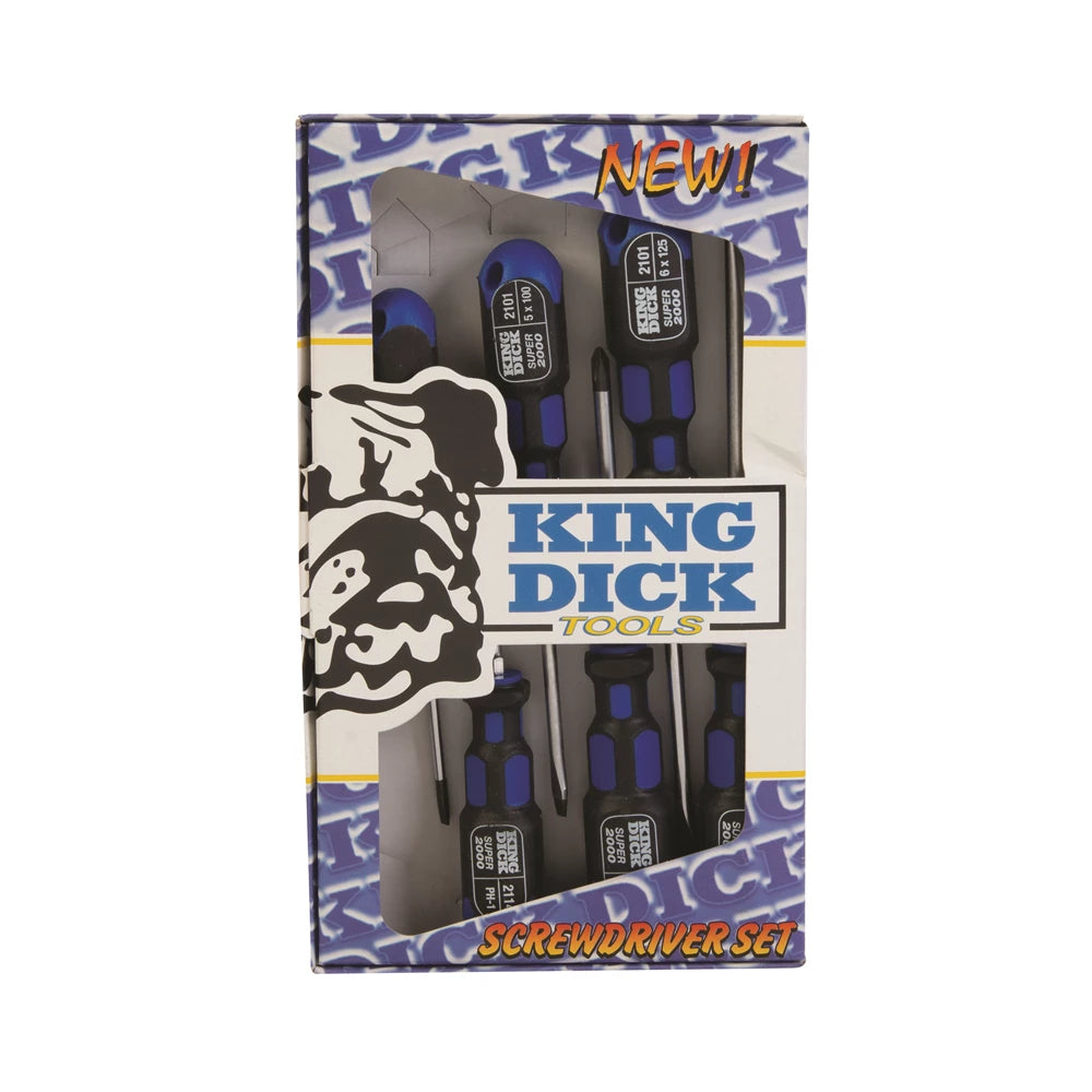 King Dick Screwdriver Set 6pce