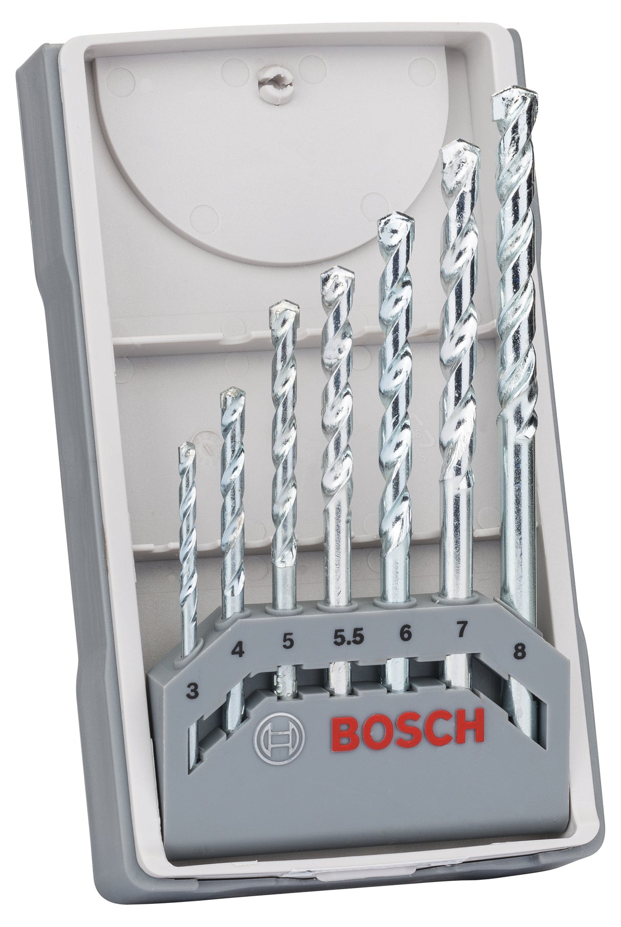 Bosch Professional 7-Piece CYL-1 Masonry Drill Bit Set - 3, 4, 5, 5.5, 6, 7, 8mm